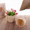 Rural Handmade Portable Decorative Sundries Organizer Basket Fruit Basket Storage Basket Plant Box