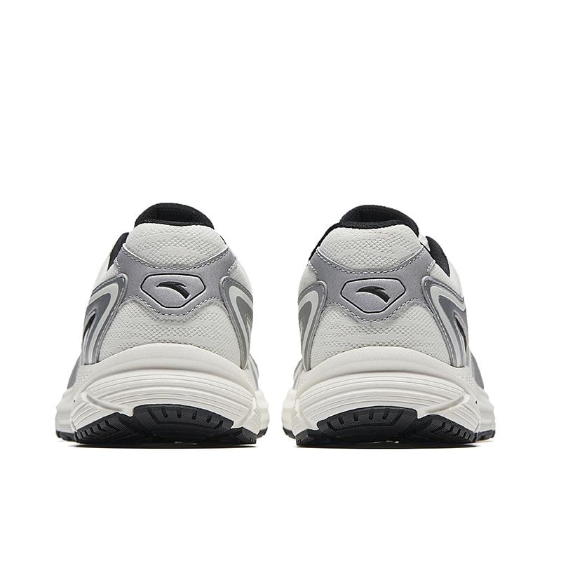 

New Anta Height Increasing Lightweight Breathable Low Top Casual City Commute Running Shoes Women s White Silver 922535592-2 38.5