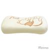 MORIPiLO Morishita Memory Foam-Kissen, Winnie Puuh, 15 x 31 cm, Taillenstütze, Rückenstütze, Stofftierkissen, Disney, Pastellgelb, 4621192