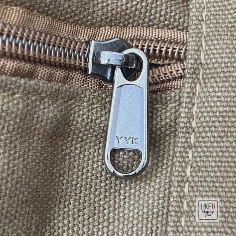 Japanese Commuter Canvas Messenger Bag - Unisex Handmade Thickened Cotton Handbag