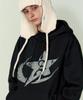 Astro Star Logo Oversized Hoodie Black