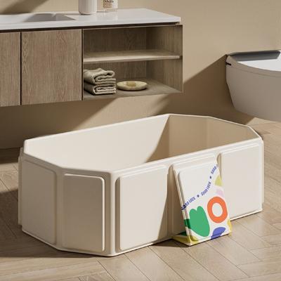 Faltbare Wanne, tragbare Wanne mit rutschfestem Boden und farbiger Kugel, langlebig, leicht zu verstauen, parfümfrei, perfekt für kleine