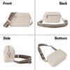 Small Square Bag Solid Color Simple Premium Pu Messenger Bag Women'S High Quality Commuting Versatile Trend Shoulder Bag