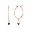 SILVER925 Black Tinkling Earrings PYSE0051
