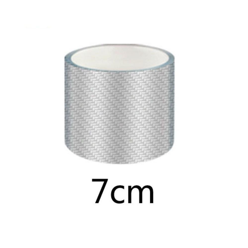 Transparent carbon fiber patterned car door sill strip, bumper anti-collision strip, anti stepping sticker, body film sticker, decorative strip