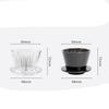 Haskoss B75 Wave Coffee Dripper with Crystal Eye Coffee Filter for Consistent Coffee Coffee, Clear