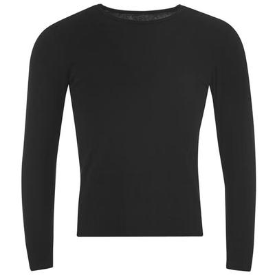 Lonsdale Men's Long Sleeve T-Shirt Black, Size L