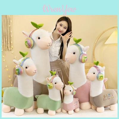 Peluche Alpaga Musicale Mignonne Pour Filles Décoration de Maison Cadeau Animal en Peluche Doux