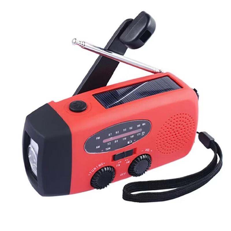Jujingyang Handkurbel Solar Notfallradio Taschenlampe