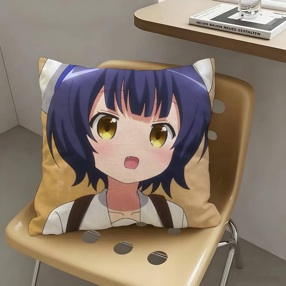 1pc Maya Jouga Anime Characters Pillow Case Fashion Square Pillowcase Bedroom Sofa Room Ins Decoration Leisure