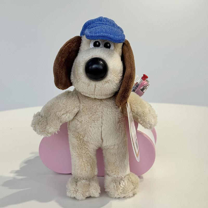 Wallace And Gromit Duck Tongue Hat And Motorcycle Hat Puppy Plush Dollfor Kids And Gift Use