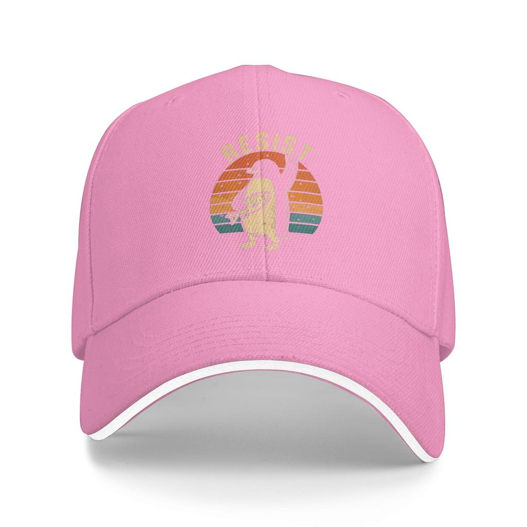 Resist Penguin Baseball Cap Y2k Funny Couple Women Trucker Hat Sun Design Outdoor Gym Baseball Caps Gift