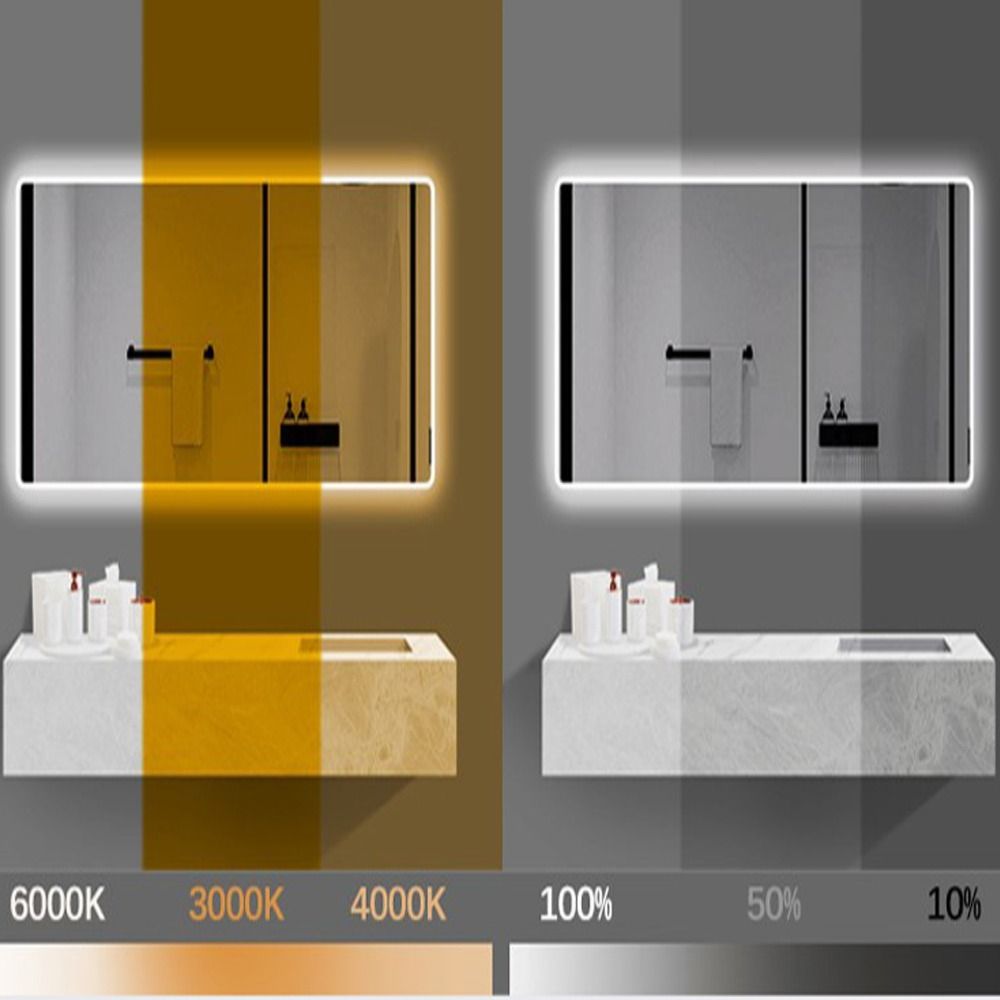 12V 3A 36W Touch Sensor Switch Smart Toggle Switch CCT Dimmer Switch Luminous Mirror