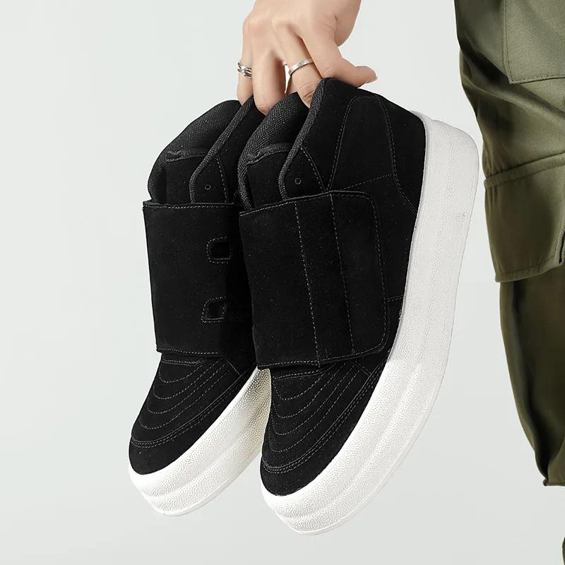 Men Sneakers Casual Sports Shoes Personalized Design Skateboard Breathable Outdoor VELCRO Sneakers Running Male Walking Shoes