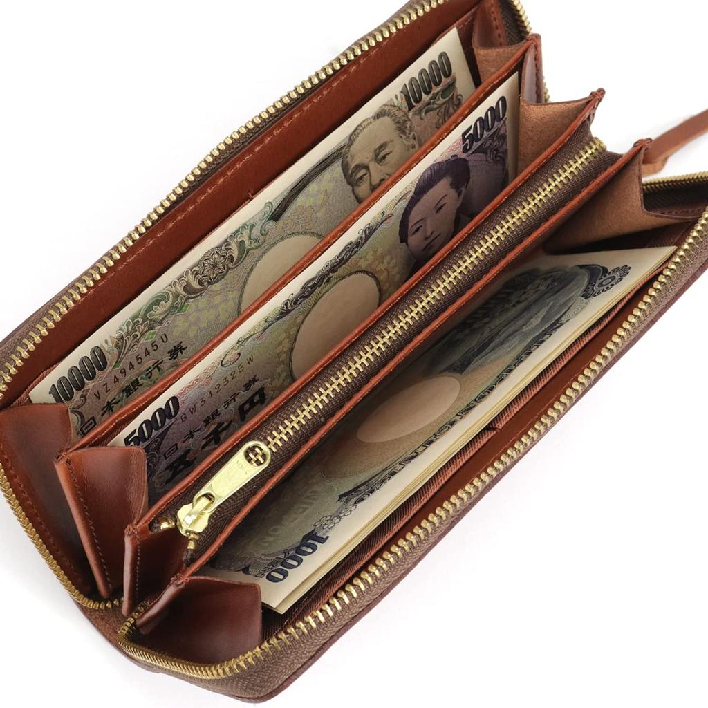 Avirex Ferne 2 Round Zip Long Wallet AX9302 Black (10)