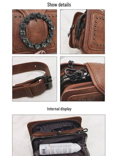 2025 Trendy Retro Chain Small Square Crossbody Shoulder Bag for Women