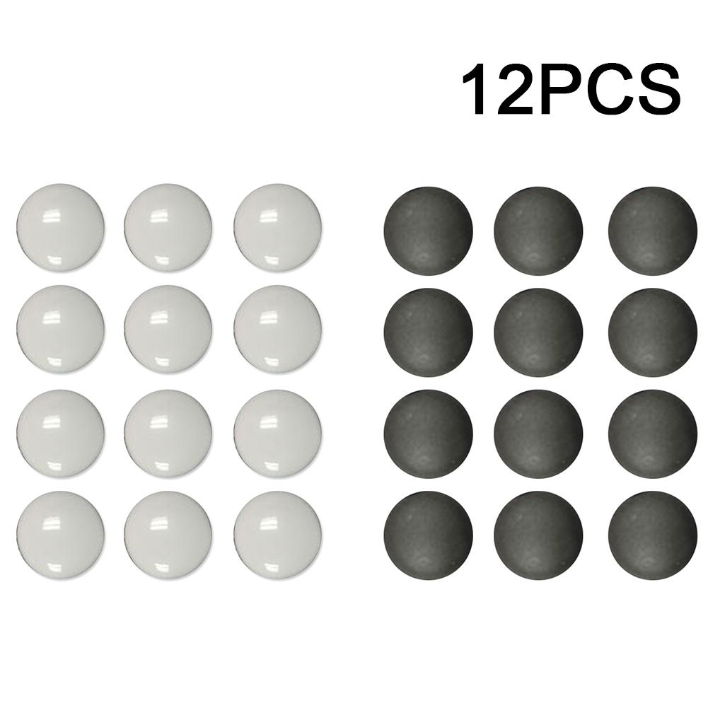 12PCS Car Door Screw Cap ABS Plastic Auto Interior Door Lock Screw Protector Cover Cap Universal Car Accessories