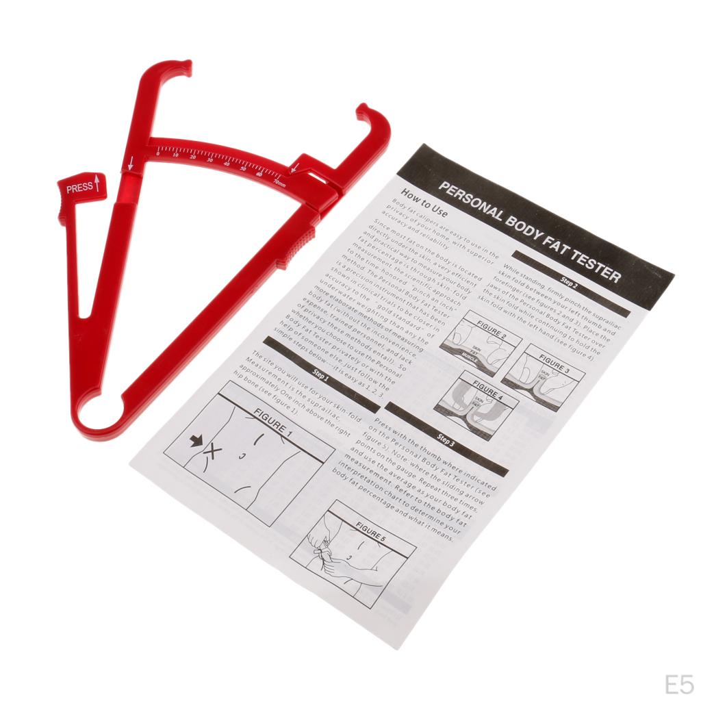 Caliper Fitness Fold Skin Measure Calipers Skinfold Test