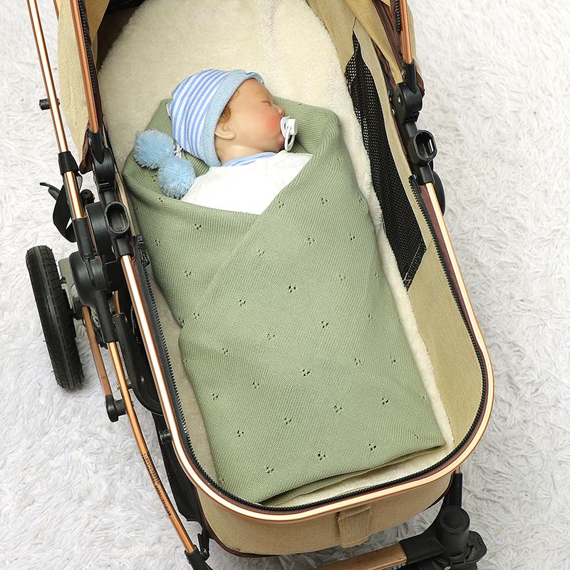 Babydecken Neugeborenen Netural Baumwolle Swaddle Wrap Schlafsack fr  Kinderwagen Stubenwagen 90*70 cm Gestrickte Infant Junge Mdchen Kinderwagen  Abdeckung gnstig kaufen  Preis, kostenloser Versand, echte Bewertungen  mit Fotos  Joom