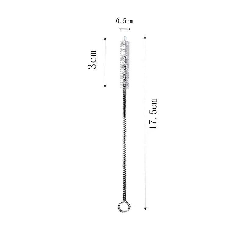 LISM Flexible Stainless Steel Straw and Bottle Brush