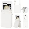 Applicable to Samsung Zflip5 bracket organ crossbody wallet case zflip4 niche multi-card mirror all-inclusive anti-drop case