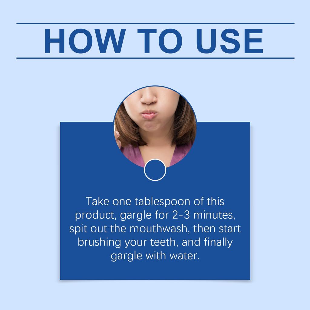 Fresh-breath Mouthwash, Herbal Care, Odor Removal, Fresh-breath, Oral Care Mouthwash 120ml