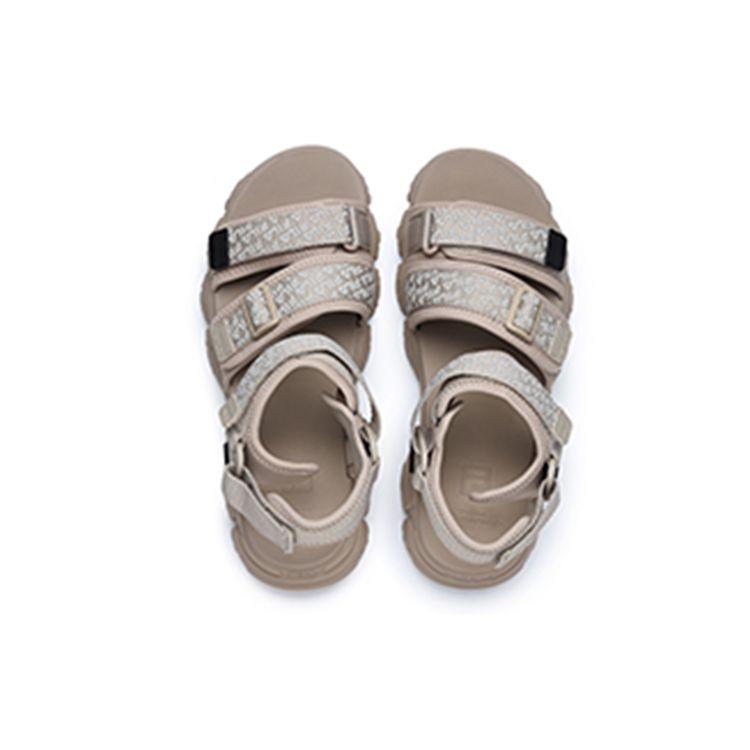 Fila Luid Sandal Cat Paw Sandal Fabric Soft Sole Sports Beach Sandals Men Sandals Khaki F12M226408FLT