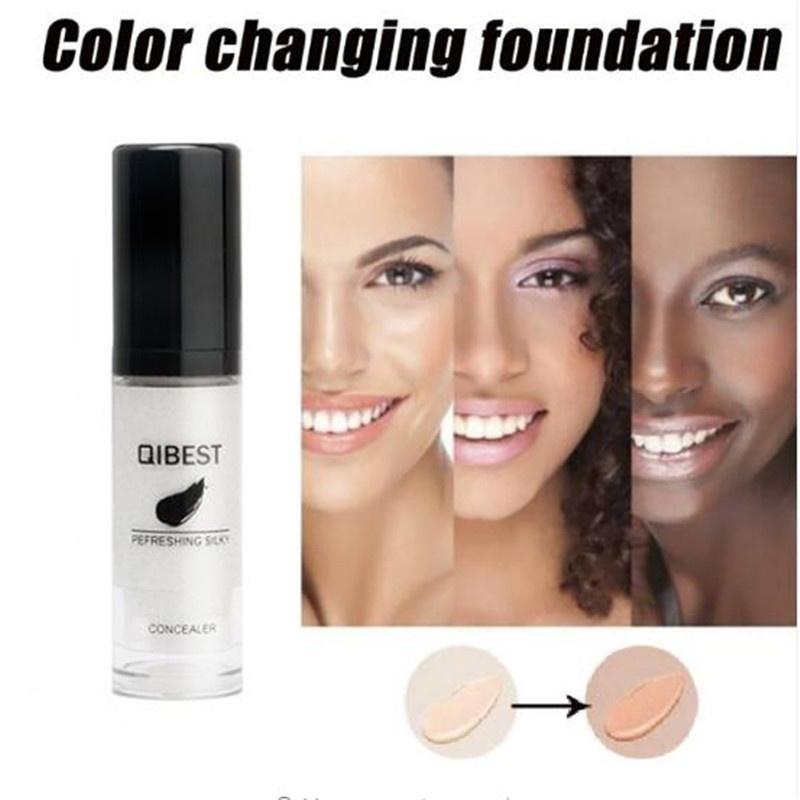

1 шт., меняющая цвет основа для макияжа, нюдовая жидкая крышка для лица, консилер, водостойкая основа белый