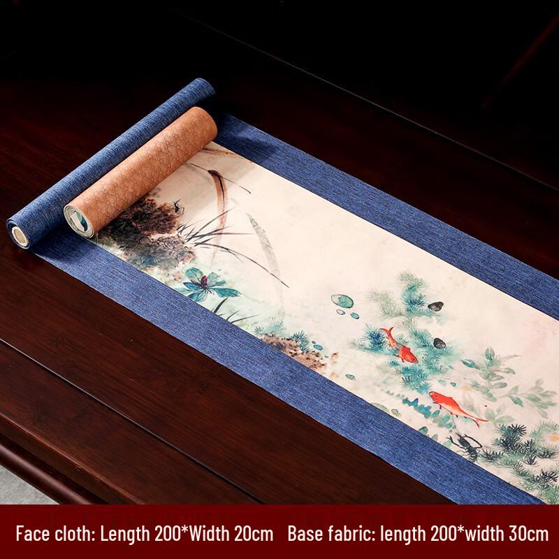 Handun Retro Chinese Zen Tea Table Runner
