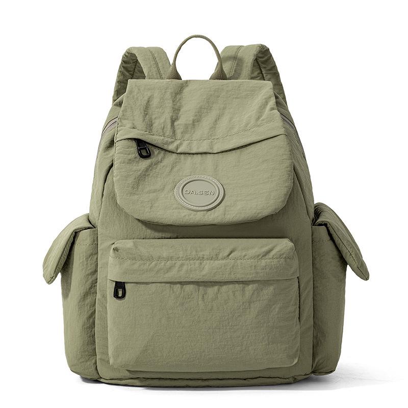 

Рюкзак для походов на открытом воздухе Mori Style большой вместимости - Простой, однотонный, высокая ценность для путешествий. зелёный