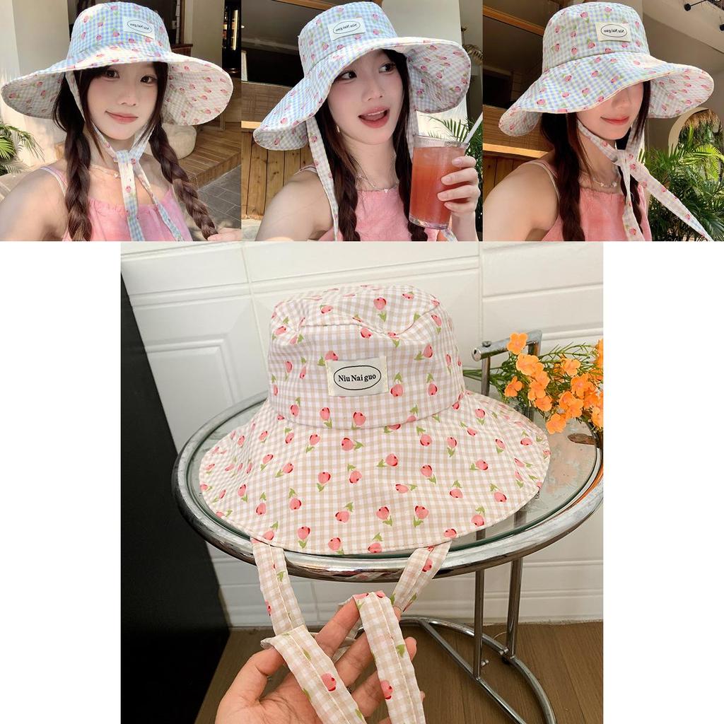 Chic Wide Brim Fisherman Hat For Women In Soft Pink Stylish Summer Sunshade
