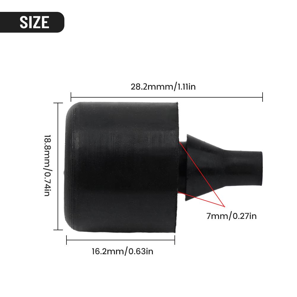 Anti-Collision Rubber Pier High Quality Rubber Buffers 5Pcs Automotive Tools Brand New Door Bumper Stop 5 Piece