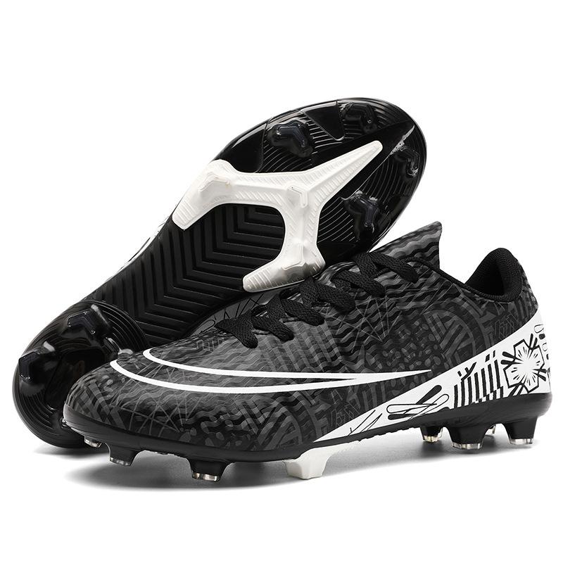 New Low-Top Football Shoes For Young Students Ag Spikes Outdoor Grass Actual Combat Professional Training Football Shoes