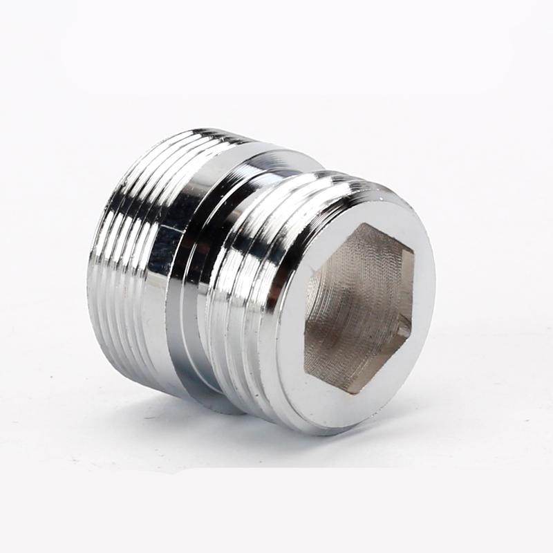 Hongtu M20 M22 M24 a 1/2" 3/4" Connettore Aeratore Rubinetto in Ottone - Filettatura Maschio&Femmina Fine/Grossa | Adattatore Risparmio Idrico per Rubinetto Cucina
