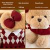 Couple Teddy Bear Doll Plush Toy Bed Sleeping Pillow Doll Children Girl Gift
