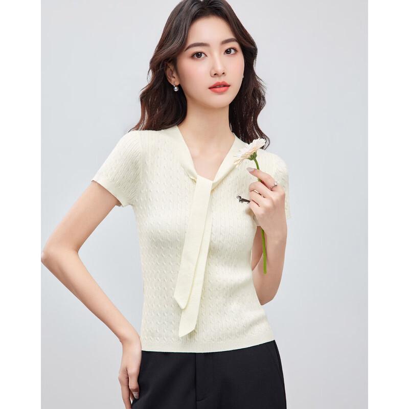 IEF Slim-Fit Knitted Commuter Top