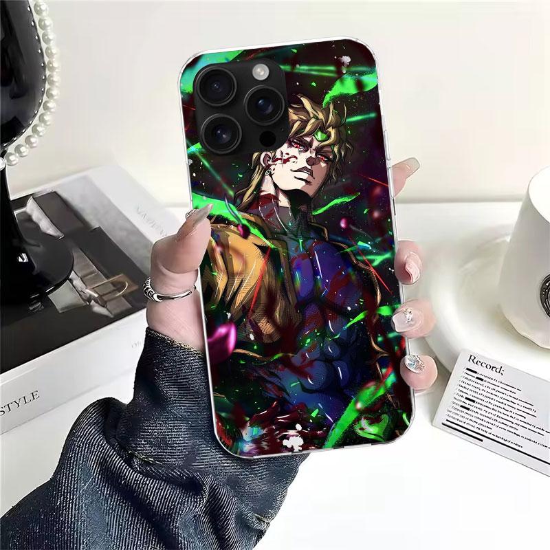 JoJo Adventure Dio Diego Brando Soft Phone Case For IPhone 11 17 Air 16E 16 Pro Max 15 + 14 Plus 13 Mini 12 Apple 7 SE 8 Fundas