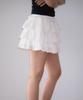 Rose Franz Lovely Flare Cancan Mini Skirt [White]