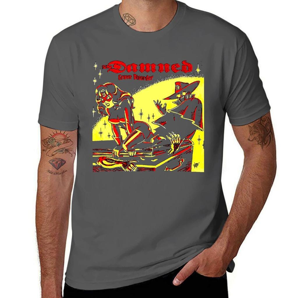 Retro The Damned Grave Disorder Hard Metal Tshirt Work Wear Breathable Tee Tshirt