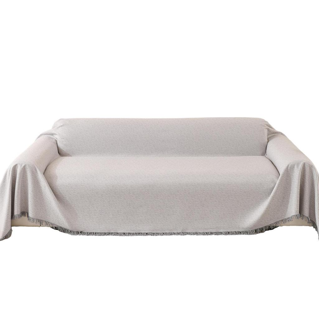 High-Density, Anti-Scratch, Pure Color Sofa Cover Blanket - Thickened, Non-Slip Protection