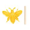 Bee Watering Station Insect Water Feeder Cup Butterfly Feeder with Wooden Stake Bee or Ladybug Shape Drinking Station for Garden Pollinators