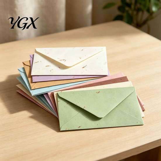 Western Style Envelopes for Correspondence 10PCS Petal Art Envelopes, Real Floral Texture Design, Thick Paper Artistic Stationery Handwritten Messages