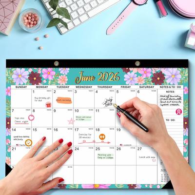 2027 English 18-Month Bestseller Wall & Desktop Calendar