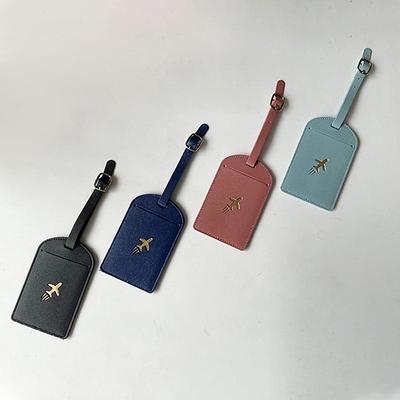 Grenzüberschreitendes Mehrfarbiges Reisepass- und Gepäckanhänger-Set - Multifunktionaler Organizer aus PU-Leder (Anpassbares Logo)