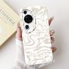 For Huawei P60 Art P60 Pro HuaweiP60 Case Cover Soft Silicone TPU Flower Butterfly Girly Fashion Painting Bumper Fundas