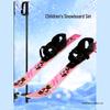 Anfänger-Ski-Set für Kinder mit Stöcken - Park Road Outdoor Schlitten- und Ski-Ausrüstung