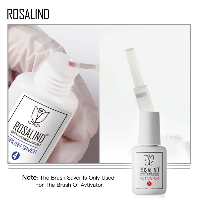 ROSALIND 10g Nail Dipping Powder Acrylic Power Natural Dry Nail Extension Art Design Decorations