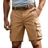 Pantaloncini Cargo Casual Leggeri da Uomo Resistenti Multi Tasche da Lavoro Cavallo da Cinque Pollici Utility Estivi da Esterno