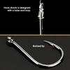 100pcs Fishing Hook Set Size 3-12 Carbon Steel Fishhook Fly Fishing Barbed Carp Hooks Fish Tackle Box Accessories For Men Women