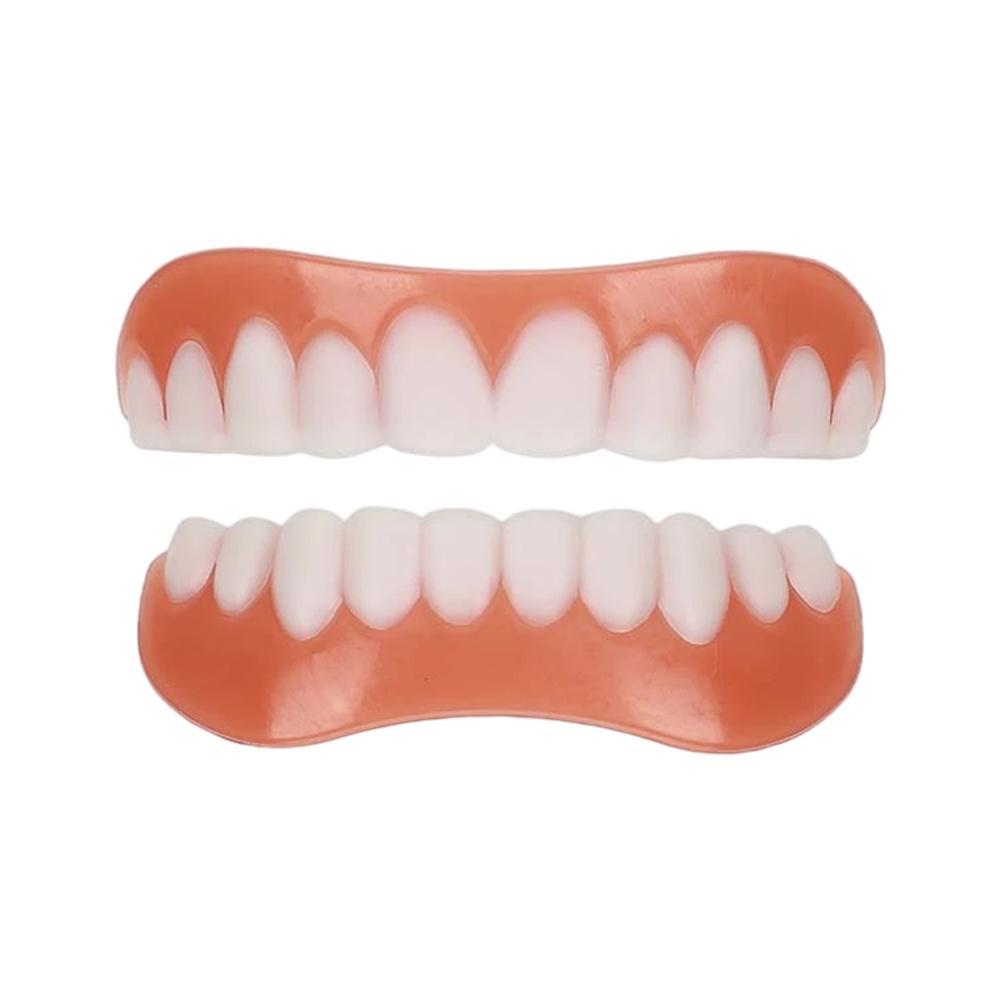 Denture Silicone Kit Soft Liners Upper Lower Teeth Set Comfortable Denture Care Easy To Use Dental Relief Kit Gentle Fit Denture